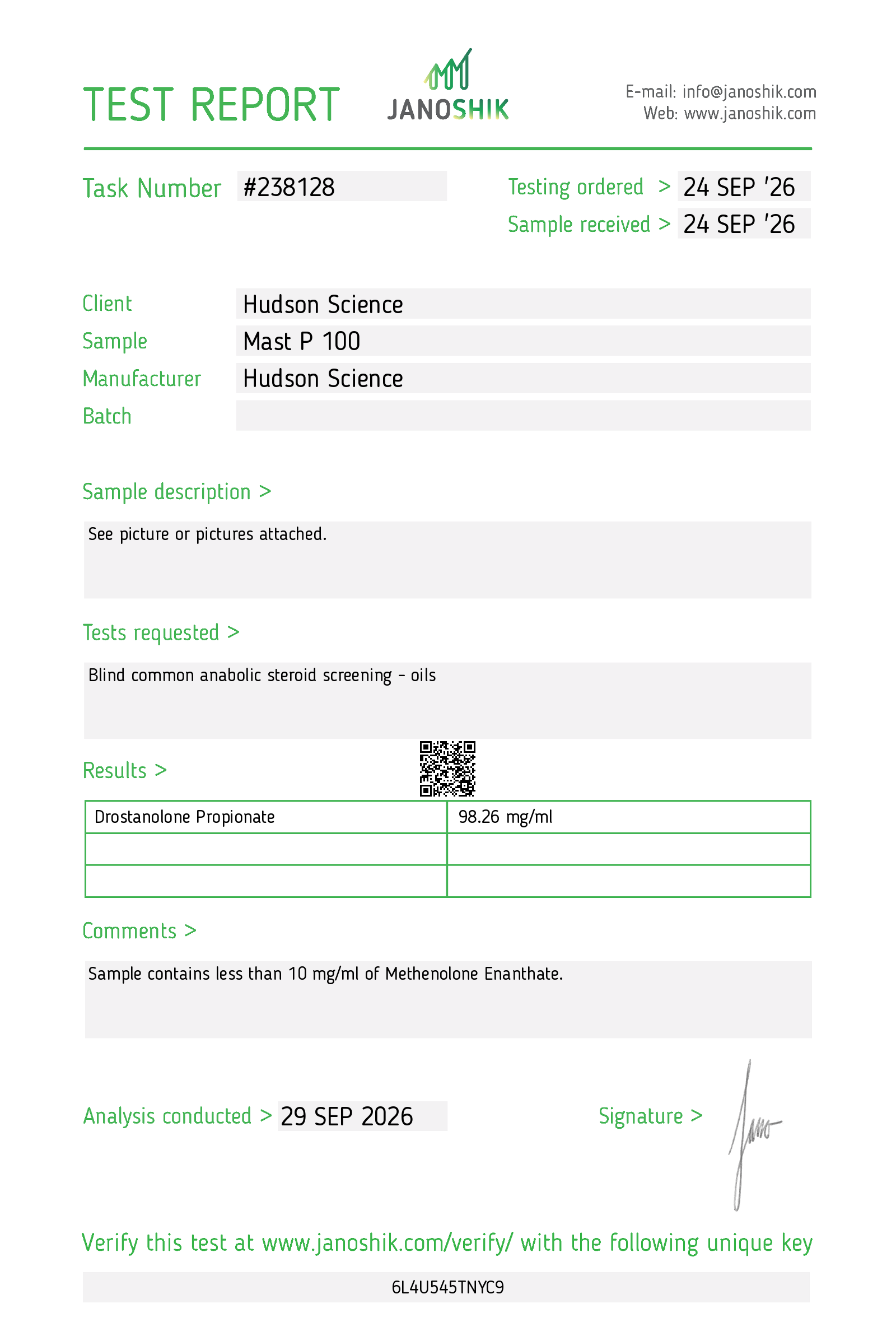 MAST P 100MG/ML - MIGLYOL 812 MCT OIL (Certificate of Analysis, Second Image) - Image 3