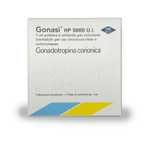 Gonasi HP 5000UI – 3 PACK Chorionic Gonadotropin  3 VIALS+ WATER (1 to 1 copy Not Pharma Grade)