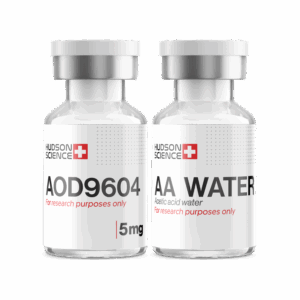 AOD9604 5mg + ACETIC ACID WATER [Targeted fat breakdown] – Hudson Science (Certificate of Analysis, Second Image)