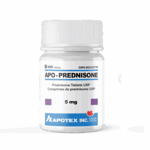 Prednisone 5mg x 100 – Canadian Pharmaceutical Grade