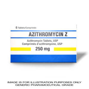 AZITHROMYCIN 250MG X 6 TABLETS
