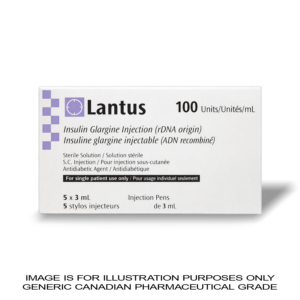 Lantus 100iu/mL 5x3mL Insulin Pens | CANADIAN PHARMACEUTICAL GRADE