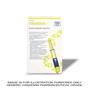 TRESIBA 5 x 3mL 100iu Insulin Pens | CANADIAN PHARMACEUTICAL GRADE