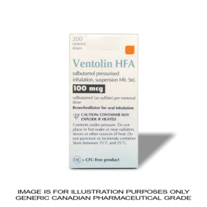 Ventolin HFA 100mcg x 200 Doses [Pressurized Salbutamol Inhaler] | CANADIAN PHARMACEUTICAL GRADE