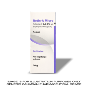 Retin-A Micro (Trentinoin gel) 0.04% 50g – CANADA PHARMACEUTICAL GRADE