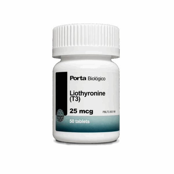 T3 (Liothyronine) 25mcg – 50 Tablets