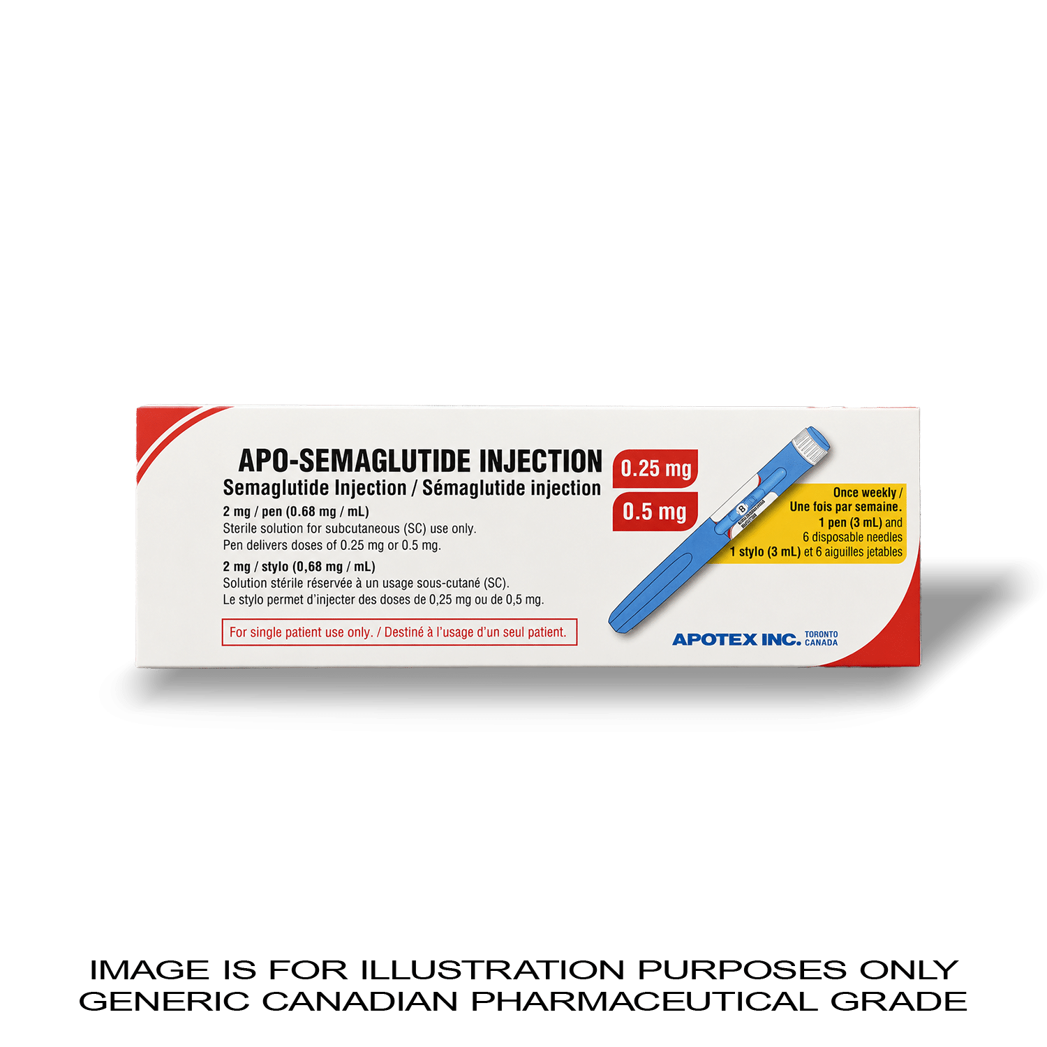 APO-SEMAGLUTIDE 2mg Pen | WEIGHT LOSS OZEMP
