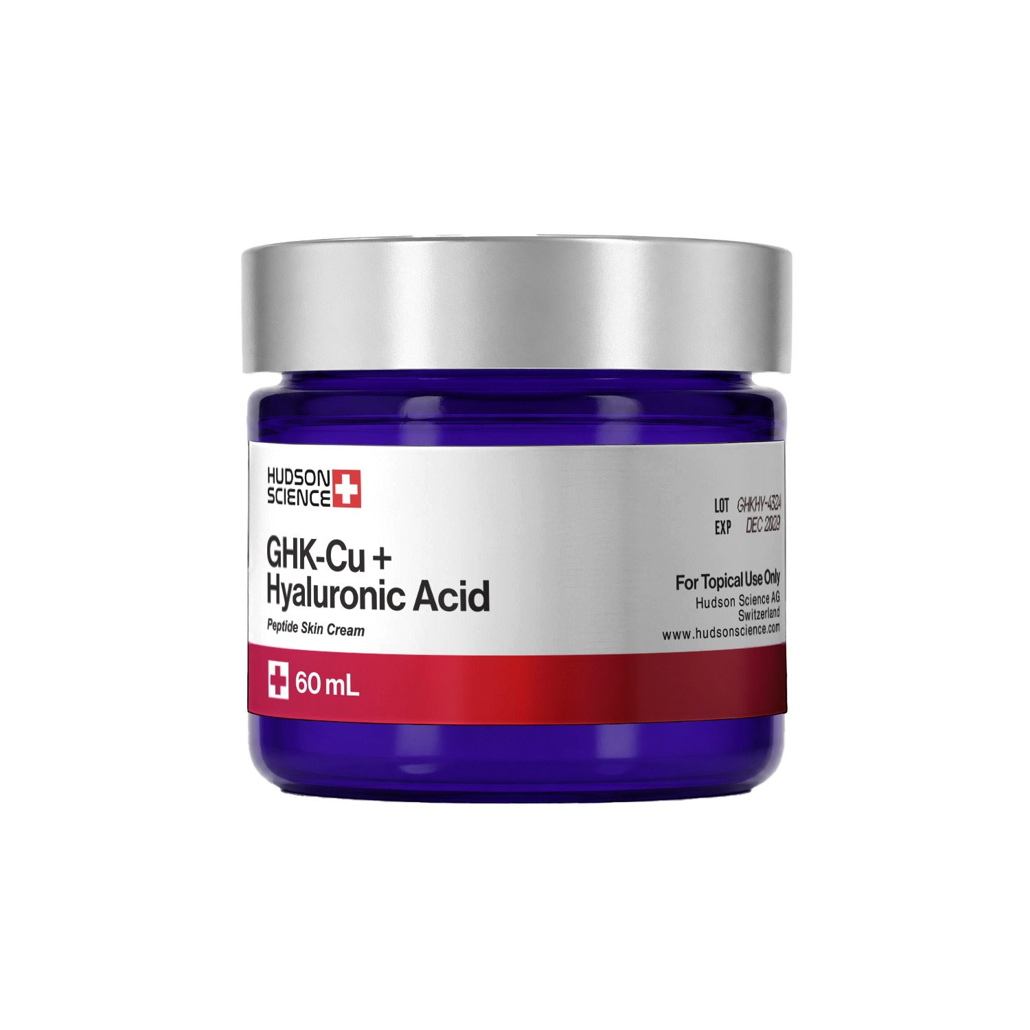 GHK-Cu + Hyaluronic Acid Peptide Cream 60ML