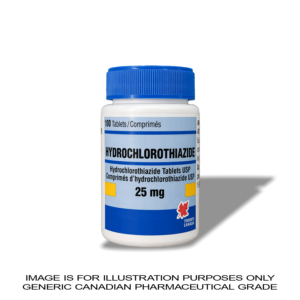 HYDROCHLOROTHIAZIDE -25MG-100TABLETS [thiazide diuretic]